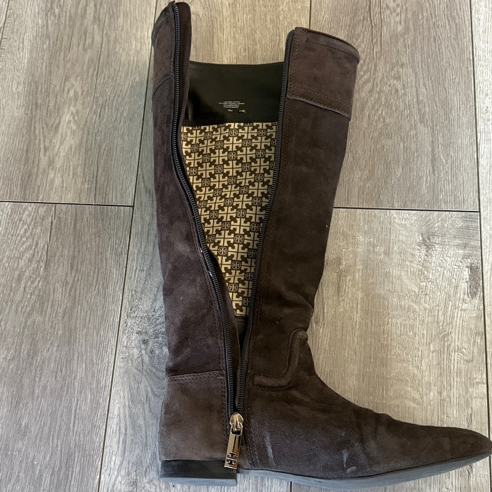 Tory Burch Softy Suede Boots - Picture 8 of 8